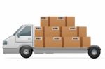 Cargo Vehicle Stock Photo