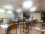 Blur Background University Students Writing Answer Doing Exam In Stock Photo