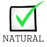 Tick Natural Shows Confirmed Nature And Passed Stock Photo