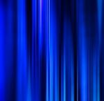 Blue Curtains Stock Photo