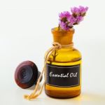 Bottle Of Essential Oil Stock Photo