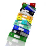Stack Of Files Stock Photo