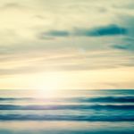 An Abstract Seascape With Blurred Panning Motion Background Stock Photo