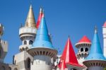 Las Vegas, Nevada/usa - August 1 : Walt Disney Castle In Las Veg Stock Photo