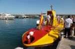 Yellow Submarine Operating Out Of Puerto Del Carmen Lanzarote Stock Photo