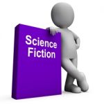 Science Fiction Book And Character Shows Scifi Books Stock Photo
