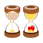 Sandglass Deadline Time  Stock Photo