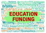 Education Funding Represents Tutoring Study And Money Stock Photo