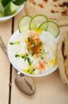 Arab Middle East Goat Yogurt And Cucumber Salad Stock Photo