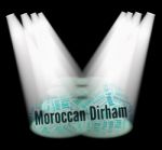 Moroccan Dirham Represents Morocco Dirhams And Banknote Stock Photo