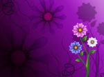 Flowers Background Shows Blooming Growing And Nature
 Stock Photo