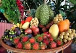 Mixed Fruits In Thailand Stock Photo