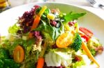 Fresh Mixed Salad Stock Photo
