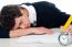 Schoolgirl Sleeping On Desk