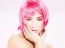 Pretty Pink Hair Woman
