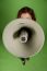 Attractive Female With Megaphone