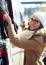 Young Beautiful Woman Shopping In A Market