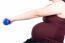 Pregnant Woman Exercising With Dumbbell