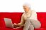 Elderly Woman With Laptop