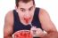 Young Man Eating Water Melon
