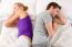 Couple Lying In Bed Back-to-back