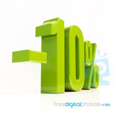 10 Percent Sign Stock Image
