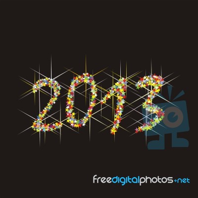 2013 New Year Fireworks Stock Image 2013 New Year Fireworks Stock Image