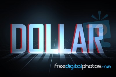 2d Rendering Usd Dollar Symbol  Stock Image