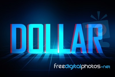 2d Rendering Usd Dollar Symbol  Stock Image