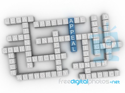 3d Appeal Word Cloud Concept Stock Image