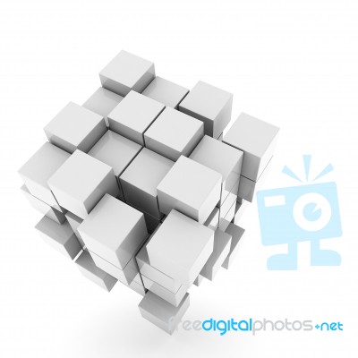 3d Basic Geometric Shapes Stock Image