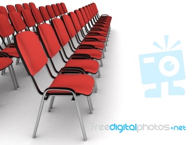 3D Chairs Stock Image