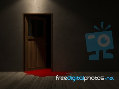 3d Door Stock Image