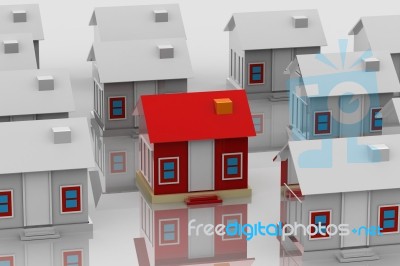 3d House Stock Image