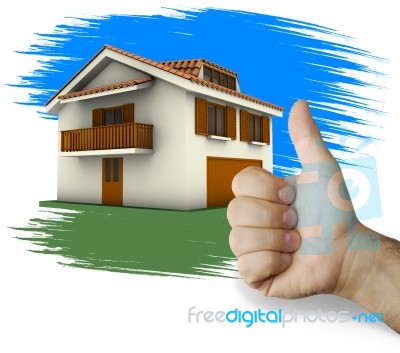 3d House Stock Image