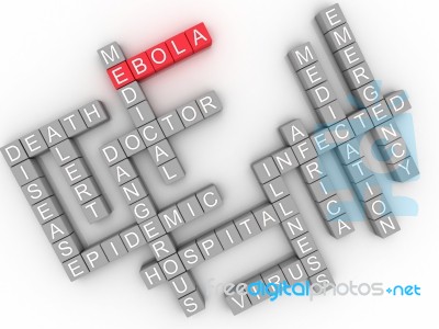 3d Image Ebola Alert Concept Stock Image