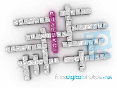 3d Image Pharmacy Word Cloud Concept Stock Image 3d Image Pharmacy Word Cloud Concept Stock Image