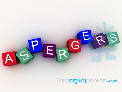 3d Imagen Aspergers, Scognitive Behavior And Autism Spectrum Stock Image