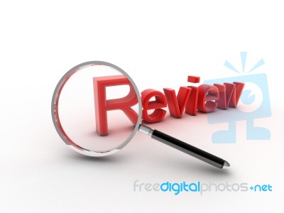 3d Imagen Review Concept Word Cloud Background Stock Image
