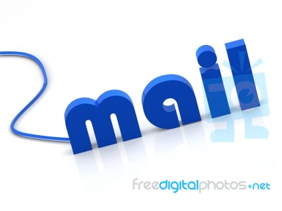 3d Letter Of Mail Stock Image