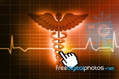 3d Medical Logo Stock Image