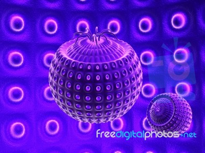 3d Render Virus Stock Image