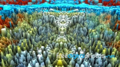 3d Rendering. Abstract Background And Colors Stock Image