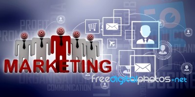 3d Rendering Business Leadership  Stock Image