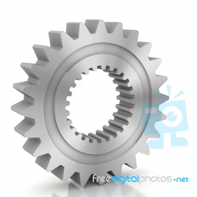 3d Rendering Gears Background Stock Image