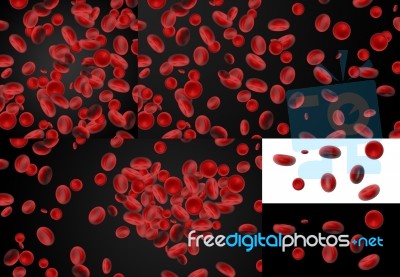3d Rendering Illustration Of The Blood Stock Image