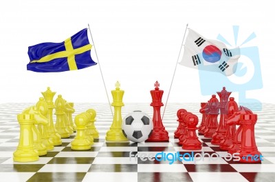 3d Rendering Soccer Cup 2018 Stock Image