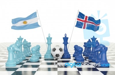 3d Rendering Soccer Cup 2018 Stock Image