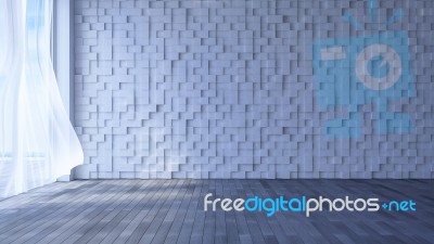3ds Rendered Image Of Seaside Room Stock Photo