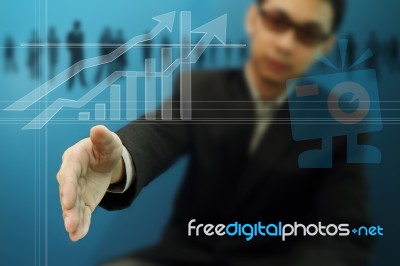 A Businessman Shaking Hands Stock Photo
